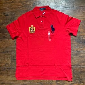 Polo Ralph Lauren Big Pony Crest Mesh Polo